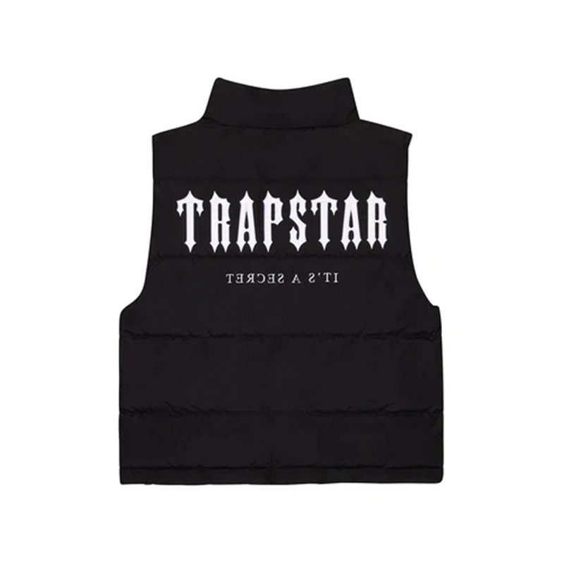 Veste sans manches Trapstar Decoded Gilet V2 -Black/White